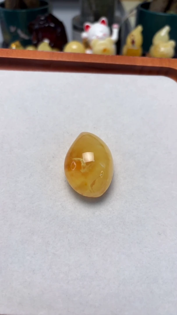 手串琥珀未镶嵌p13精品蜜蜡吊坠 12.75克