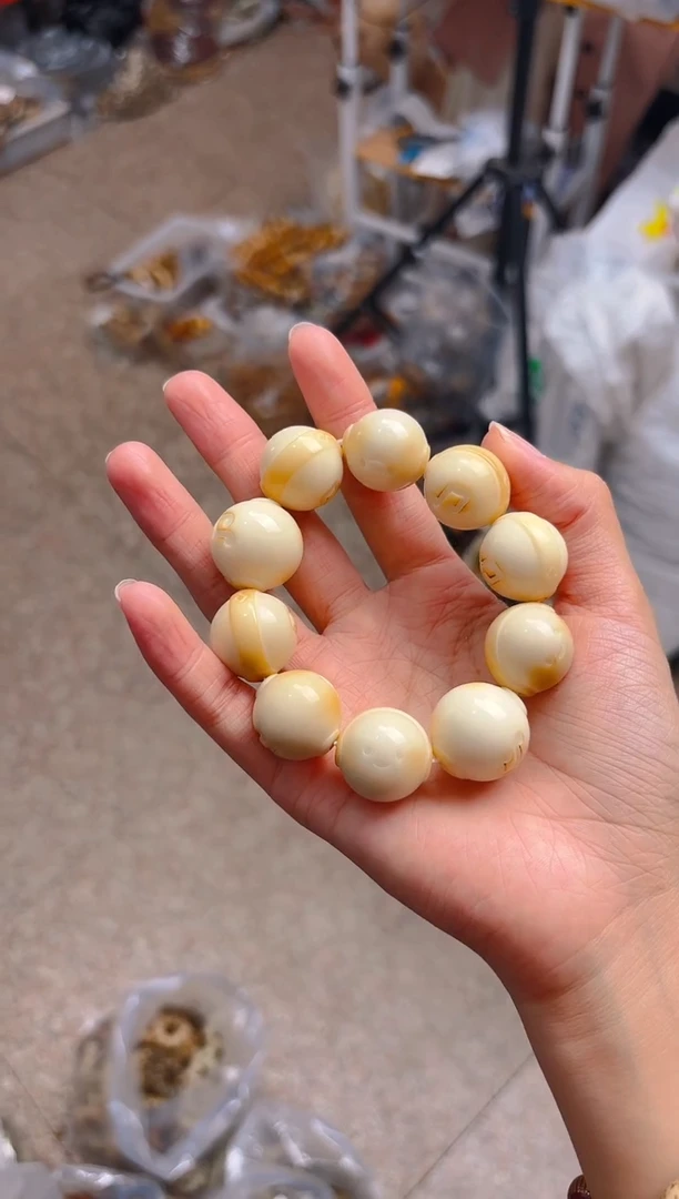 吊坠菩提根/象牙果耳机圆珠单圈