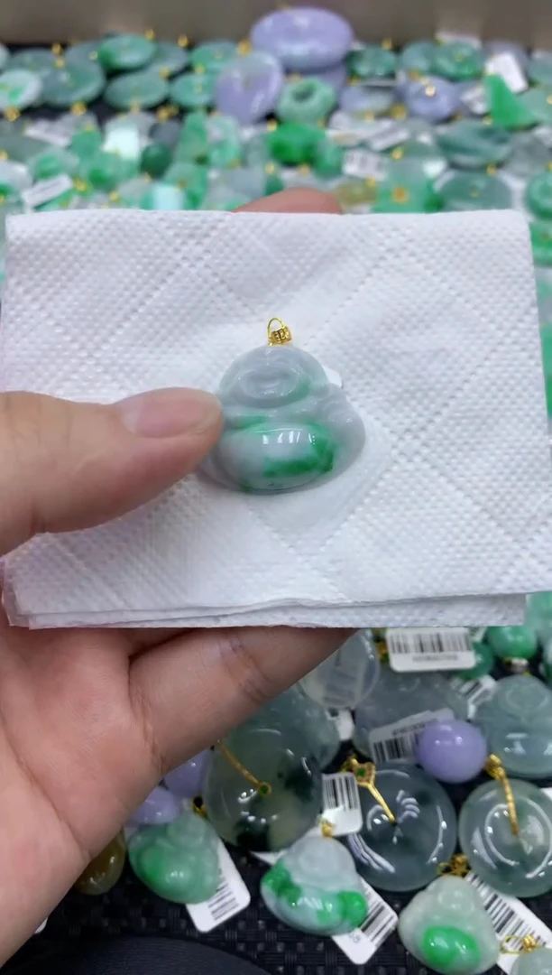 颈饰未镶嵌翡翠天然缅甸翡翠A货