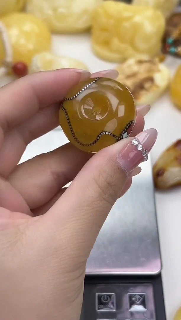 裸石琥珀未镶嵌天然琥珀蜜蜡吊坠