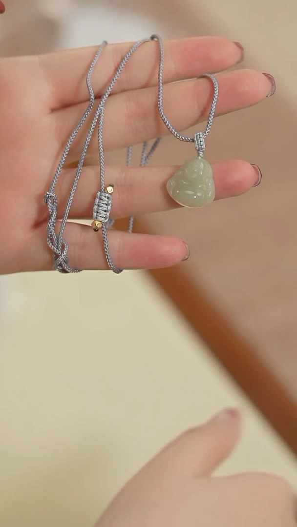 【闪购商品】和田玉项链未镶嵌【海边】小佛公 项链