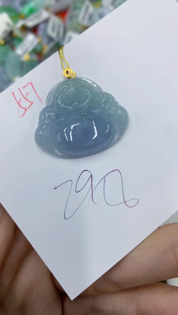 颈饰18K金镶嵌翡翠11111111111