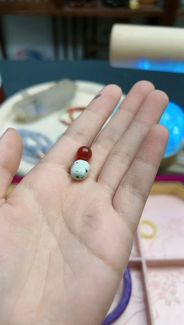 【闪购商品】玛瑙/玉髓配饰未镶嵌玛瑙短桶珠配饰*1 ZD