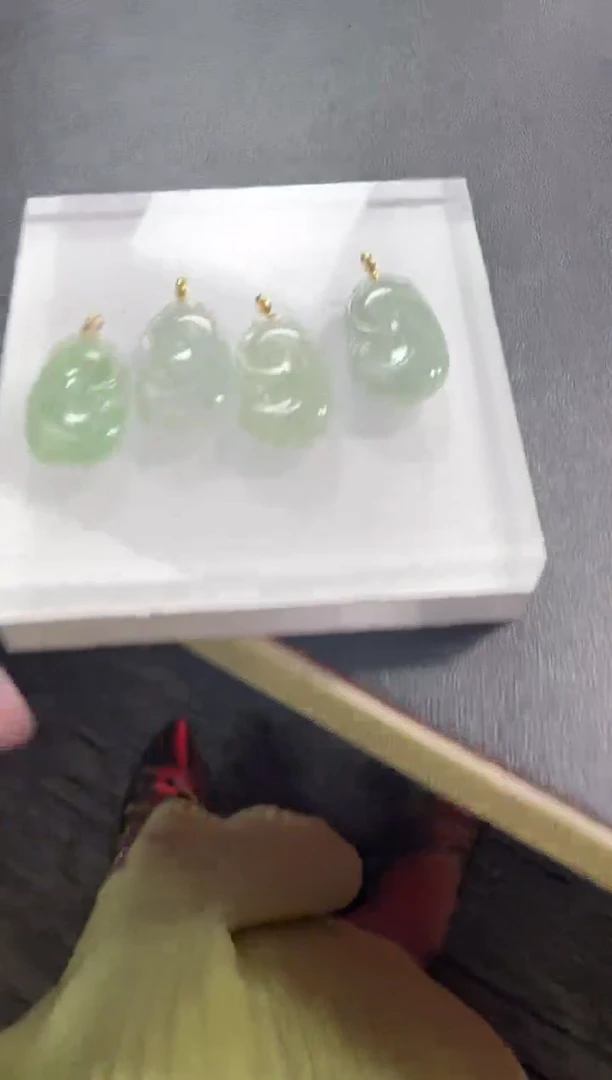18K金镶嵌挂件翡翠FL102306/多样性发一件