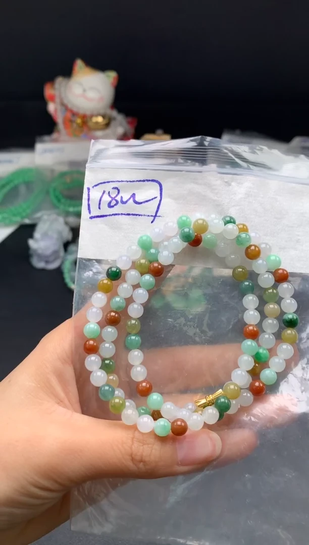 未镶嵌挂件翡翠17卡6.0