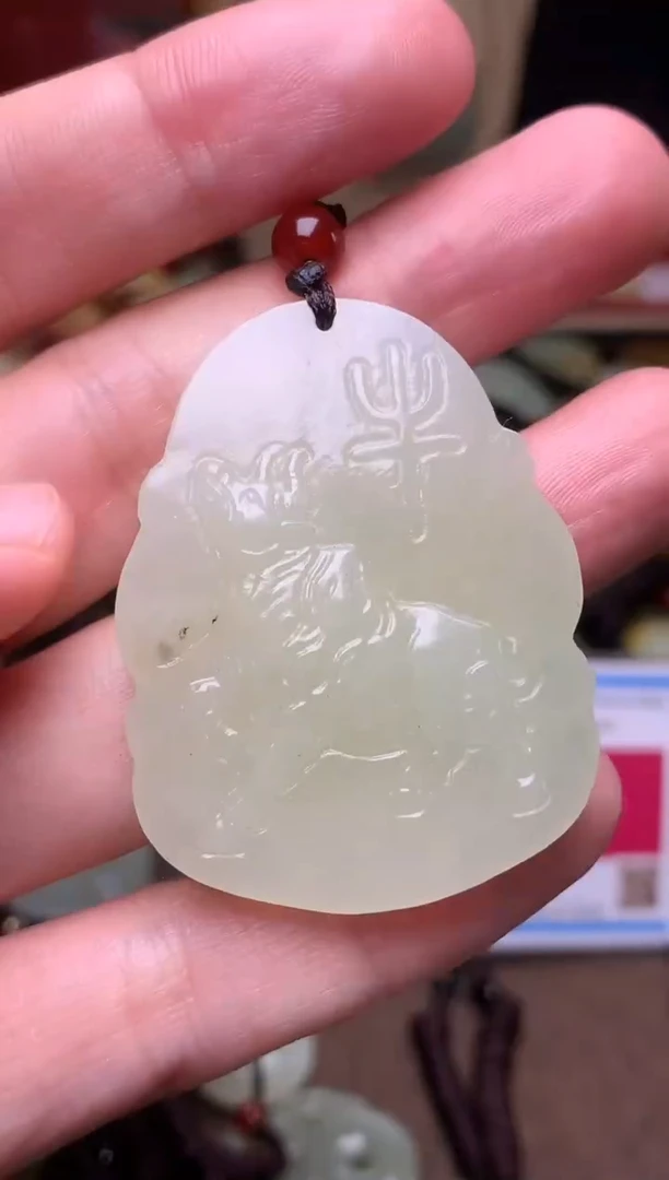 颈饰未镶嵌和田玉新疆料青海料清水和田玉吊坠