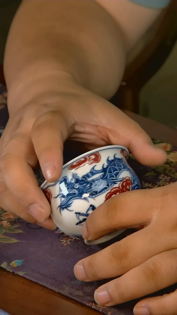 杯手工手绘杯杯很美丽