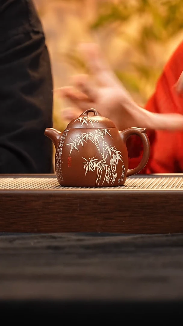 茶壶紫砂JGT秦权 紫泥