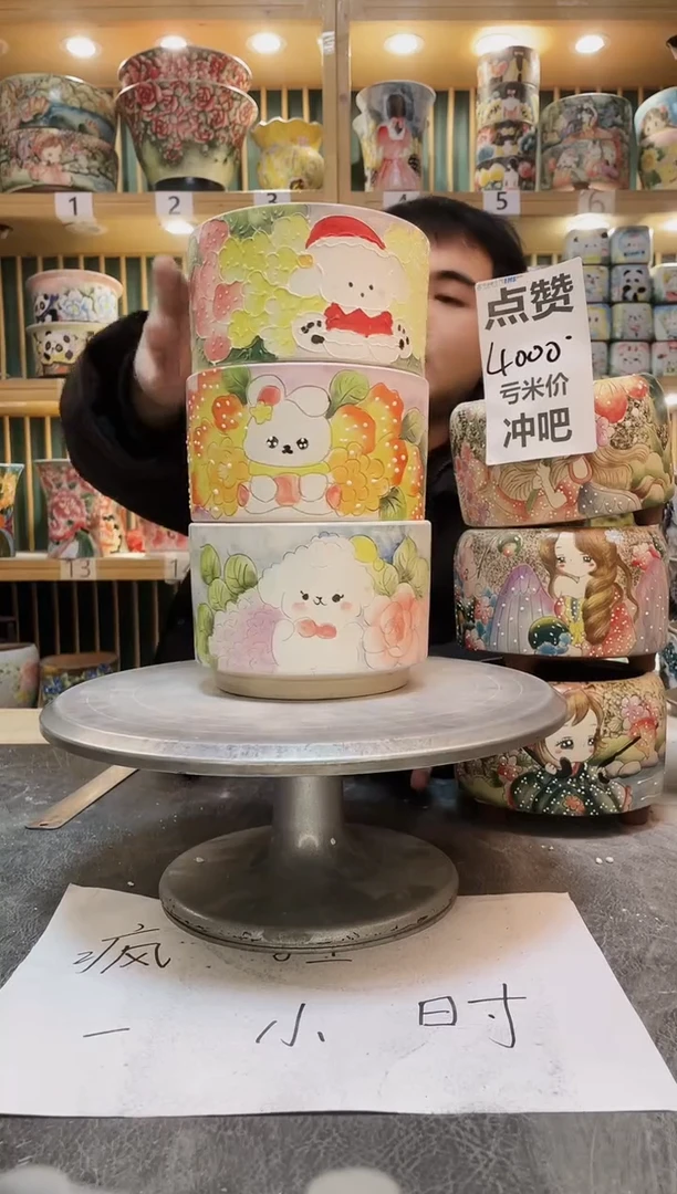 陶默认微瑕一物一拍0104-029-3个
