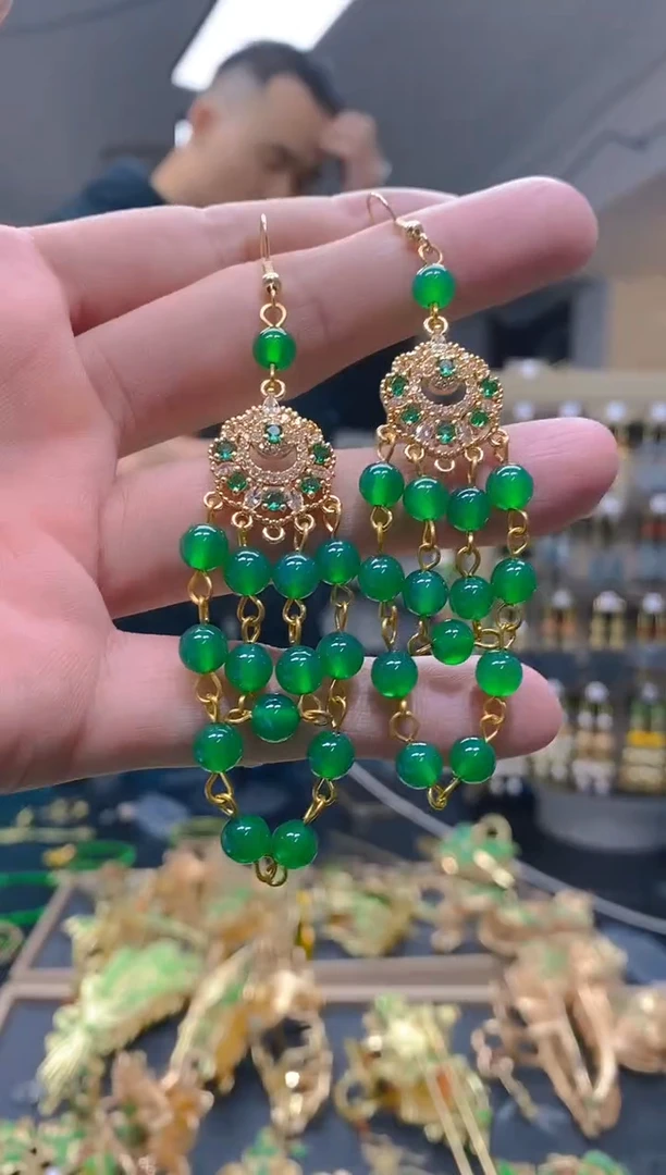 【闪购商品】玛瑙/玉髓耳饰合金102玛瑙饰品