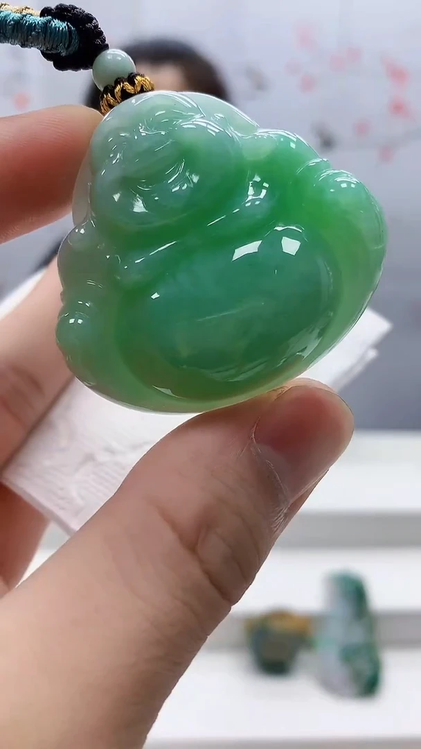定制翡翠未镶嵌4902bb-毛货挂件72