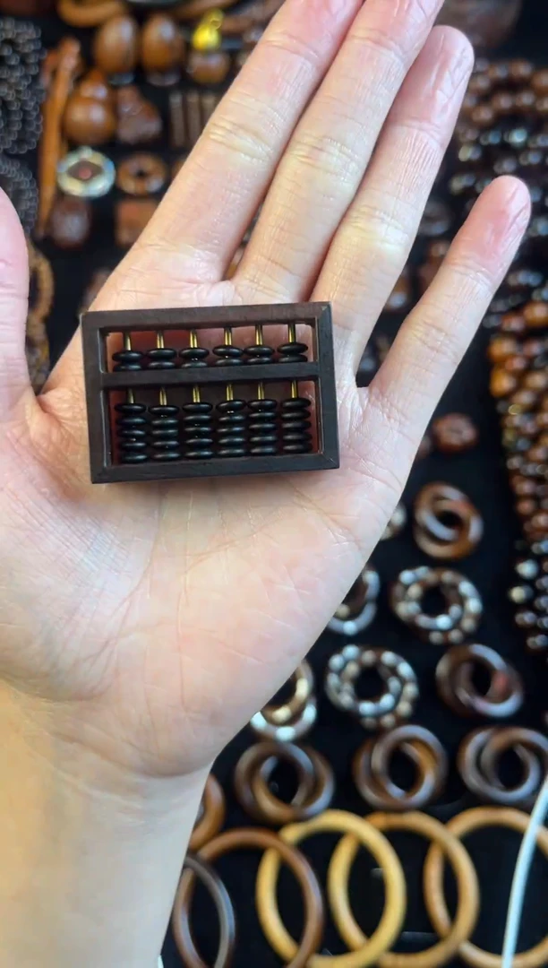 枣木雷击枣木玉化算盘