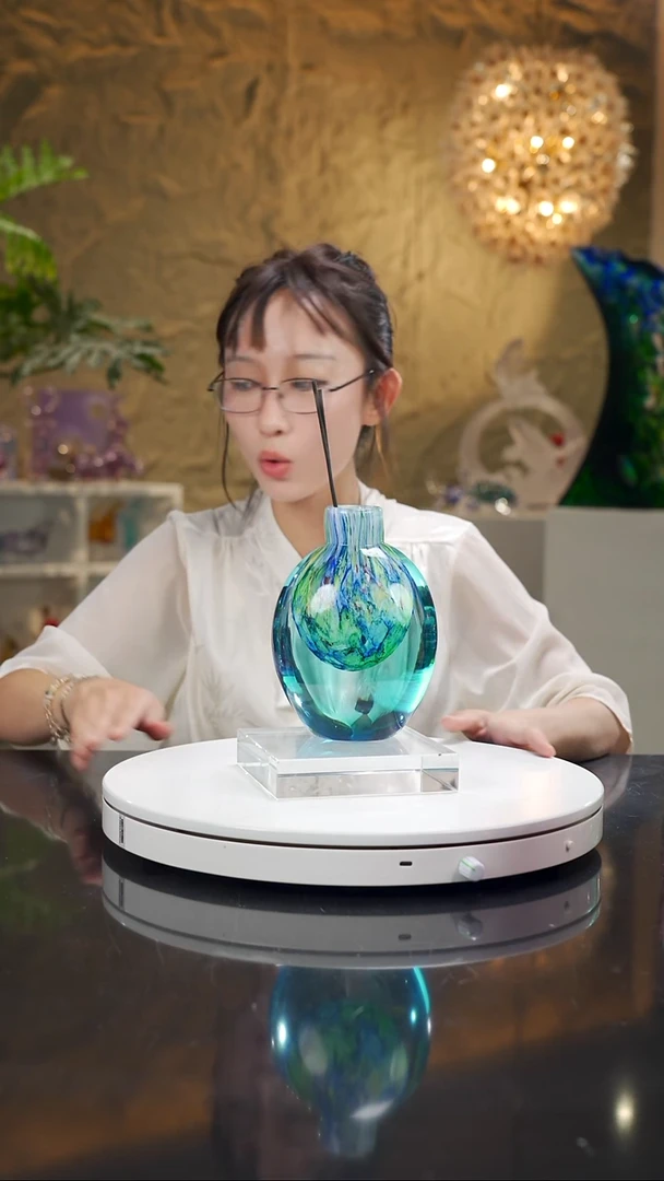 手工艺品琉璃莫奈花园香薰瓶