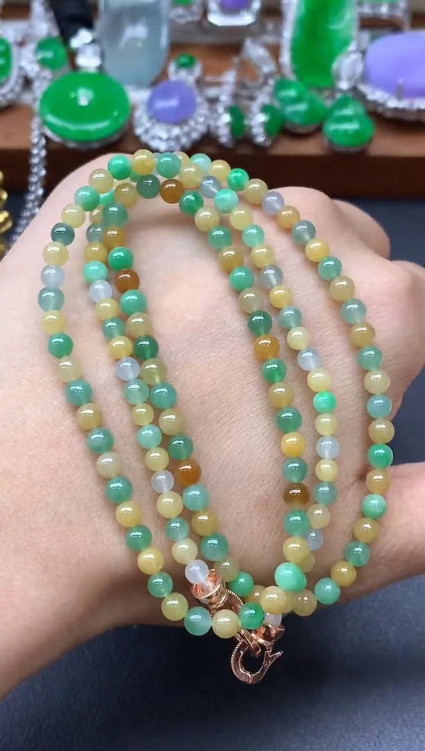 颈饰未镶嵌翡翠435-中国好珍宝