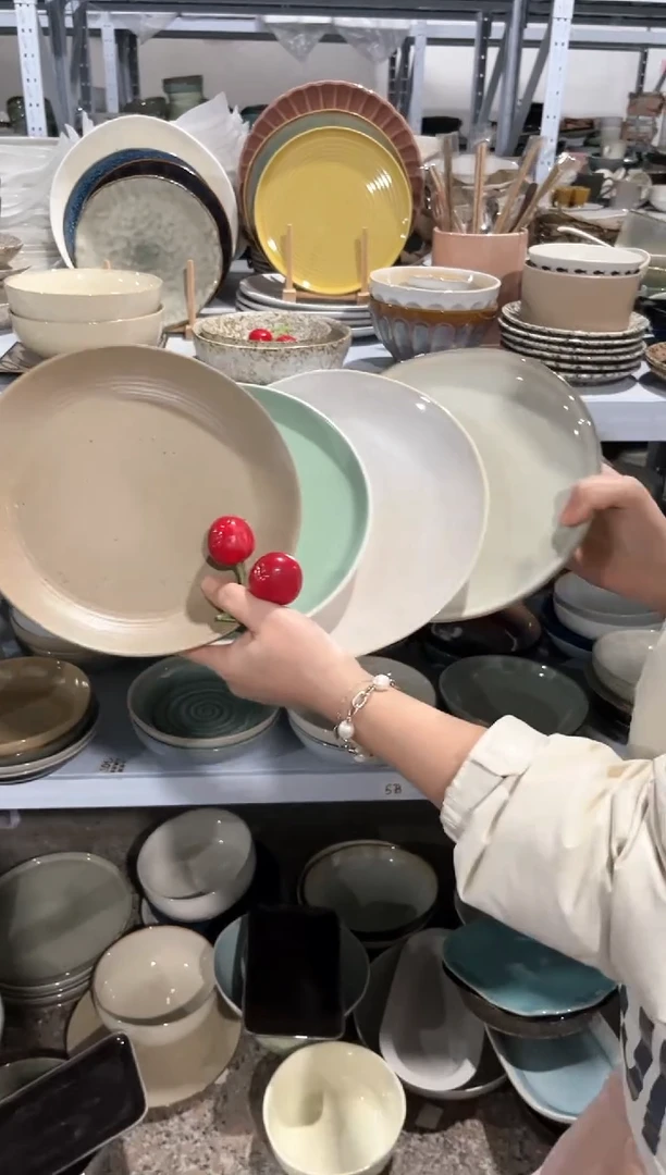 【闪购商品】瓷片外贸尾货瑕疵满20包邮X4 小盘组合
