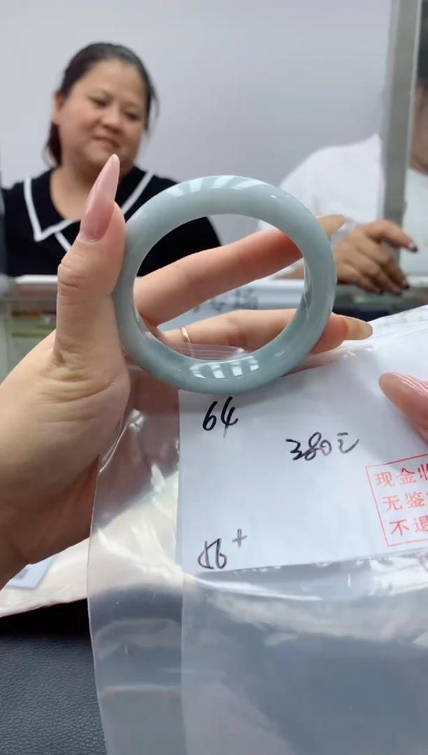 定制翡翠未镶嵌毛货手镯需精细抛光/手镯64