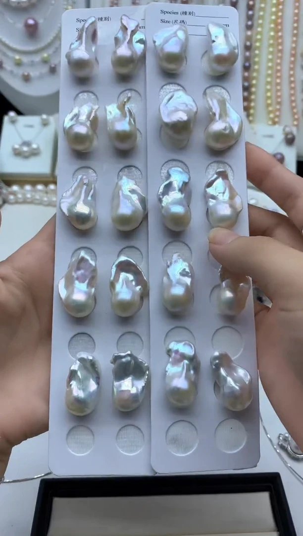 淡水珍珠银S925镶嵌吊坠(不含链)多样性发其一万能扣