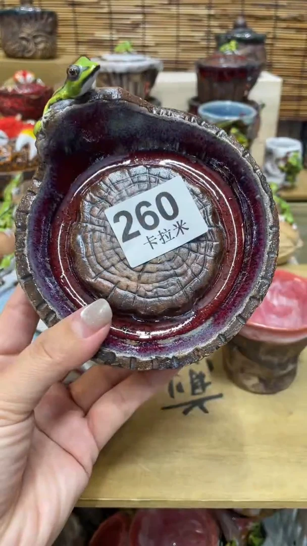 等****！260精美粗陶手工柴烧