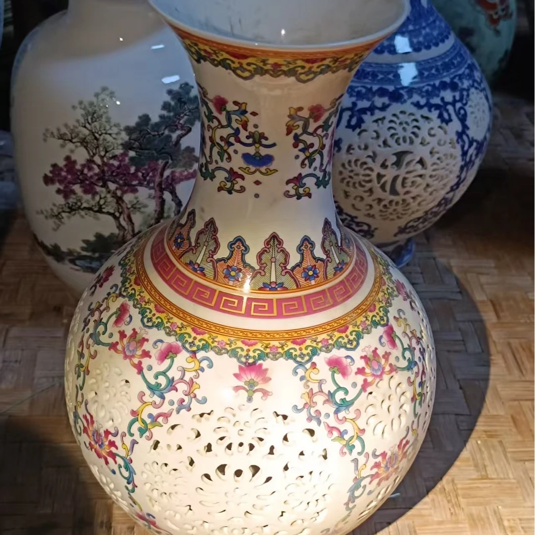 瓷器摆件宋瓷青花瓷珐琅彩仿古物件通用链接一物一拍请截好图