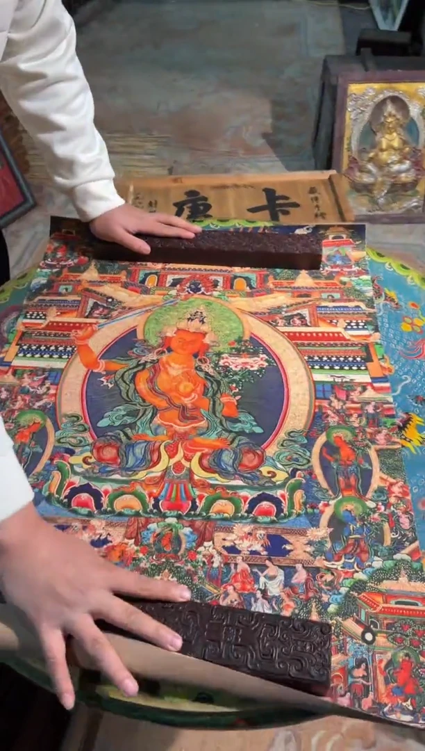 卷轴画卷轴画嗷嗷的唐卡