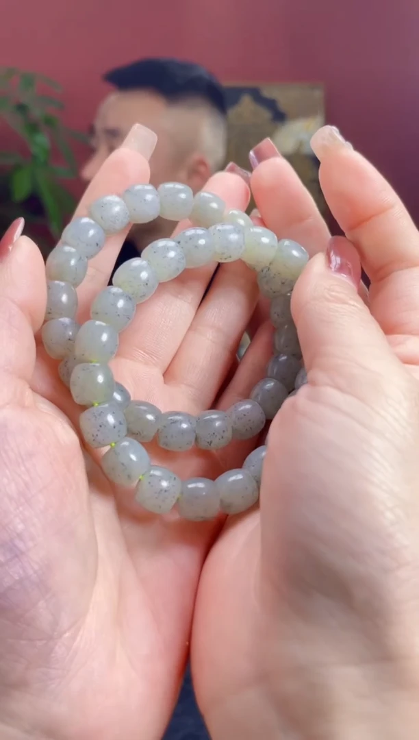 未镶嵌和田玉把件卡10直切青花