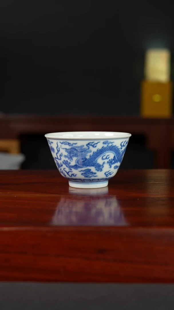 冯氏 · 祖传窑 双龙马蹄杯 非遗传承400余年 · 纯柴窑