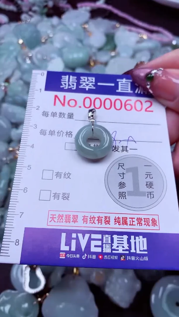 颈饰未镶嵌翡翠602