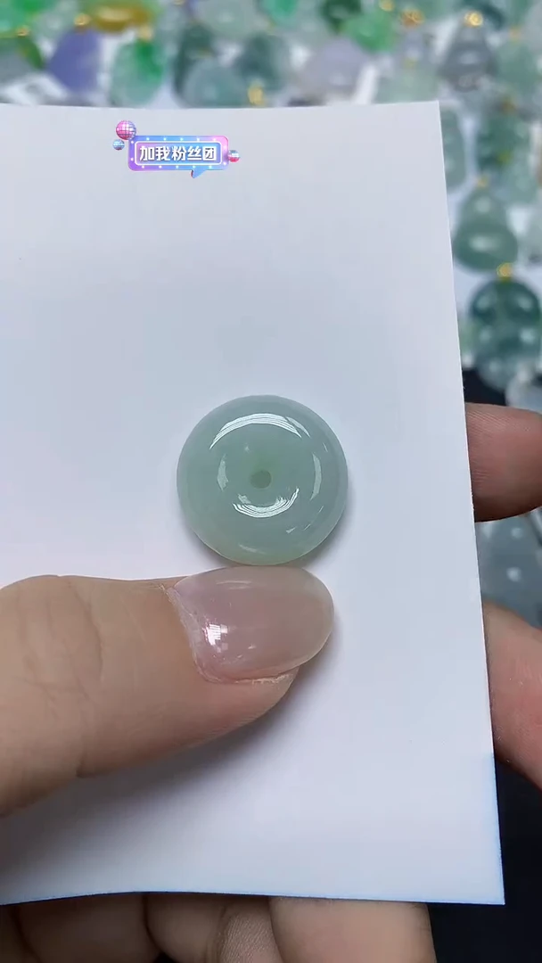 翡翠未镶嵌颈饰天然缅甸翡翠A货