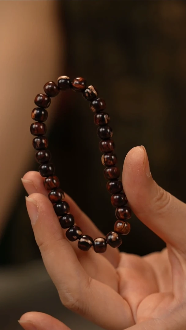 降真香手串/手链红降6x7单圈白皮-99