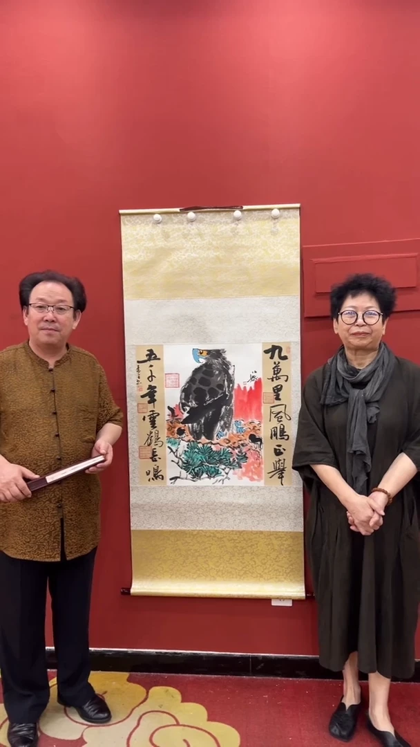 书法秦全 杨小娥合作