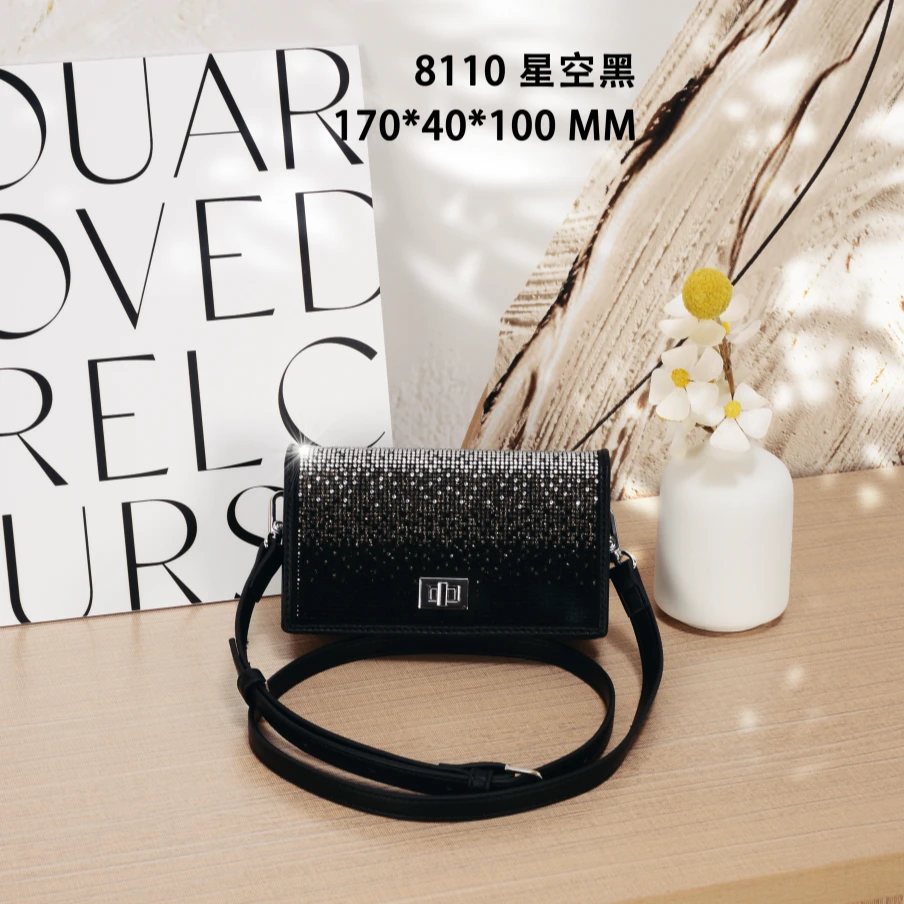 【Show Mi】GQ-8110-星空黑-轻奢小众时尚百搭女士包sm