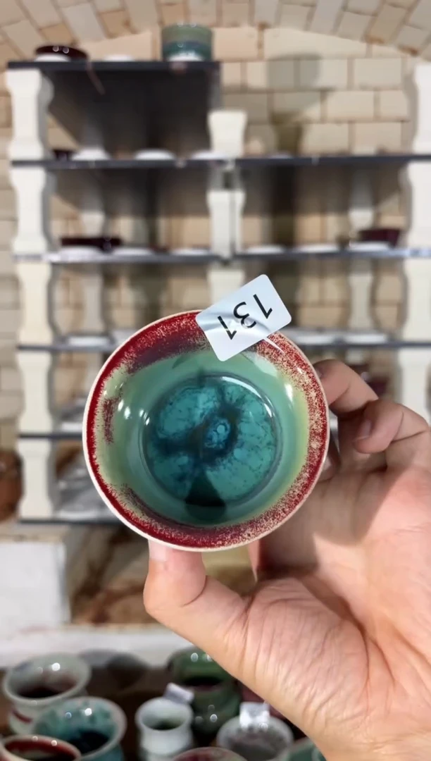杯精品窑变钧瓷茶器
