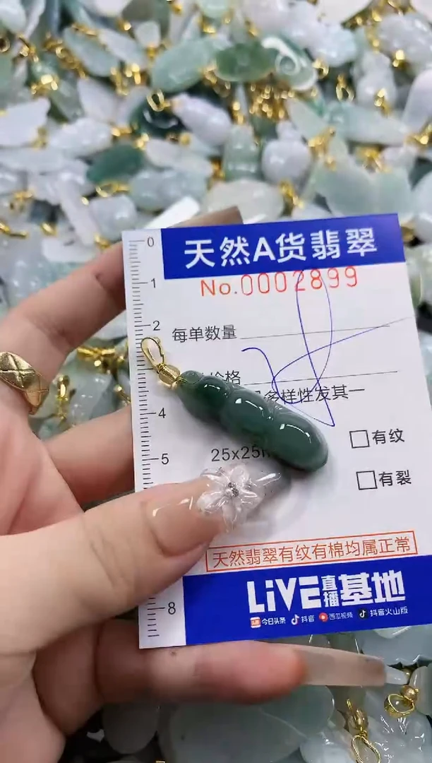 颈饰未镶嵌翡翠天然A货翡翠