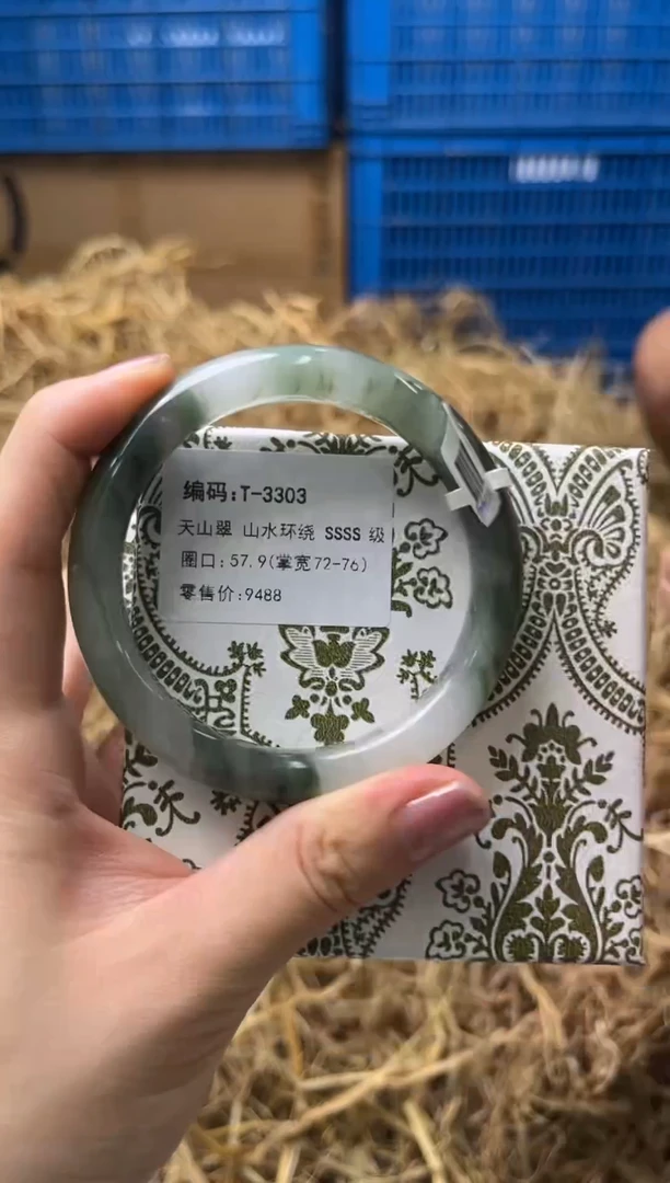 未镶嵌手镯石英质玉T-3303