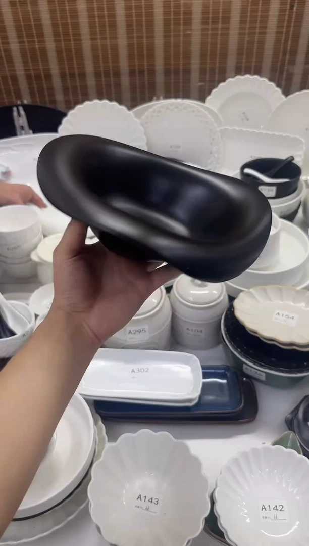 瓷【12.9米】10寸酸奶碗黑色