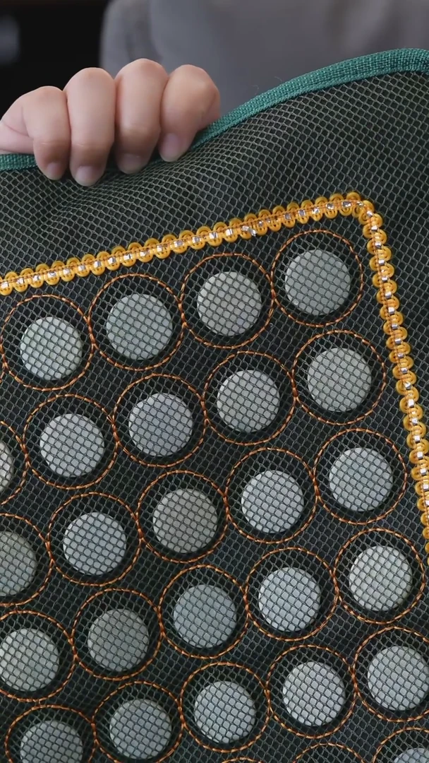 蛇纹石玉未镶嵌枕帘枕连