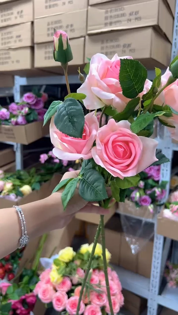 2枝粉色手感保湿圆多尔