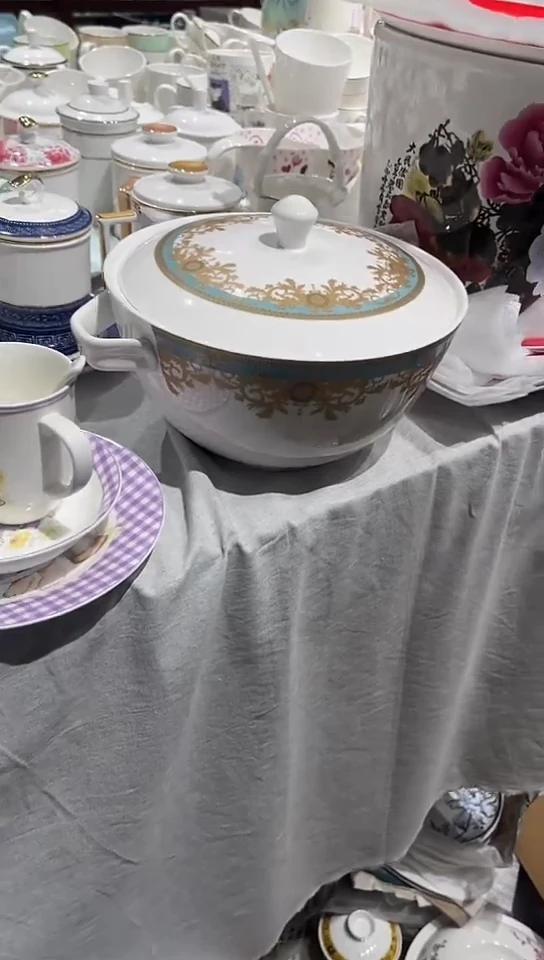 骨瓷品锅隆达骨瓷