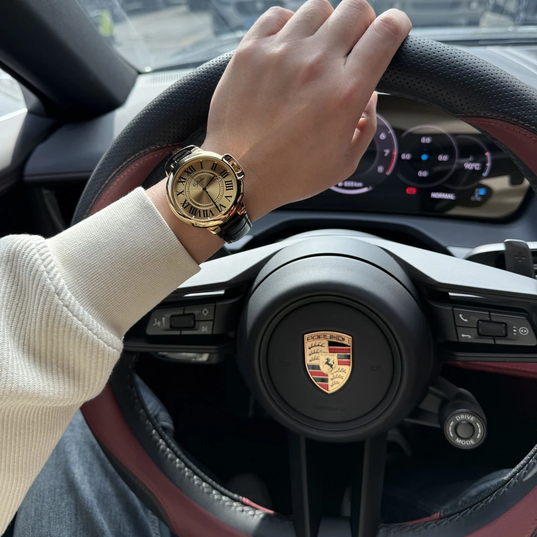 新品未拆封全自动/气球系列 超薄限量男士腕表