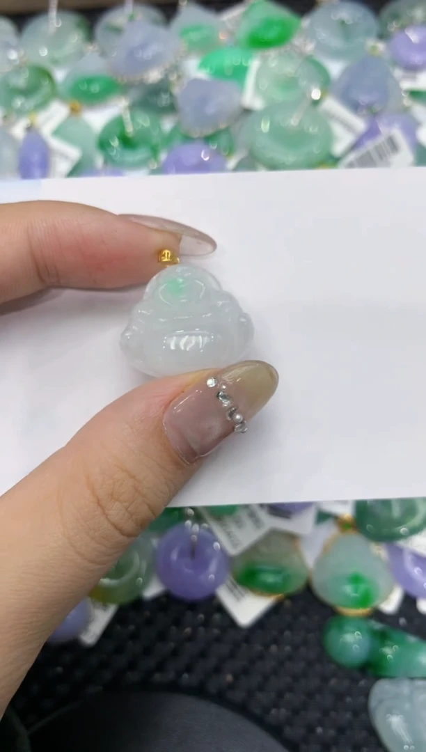 【闪购商品】翡翠颈饰18K金镶嵌222222222