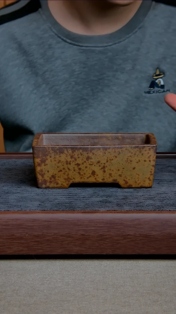 【闪购商品】紫砂花盆15.5*8.5*4.8内径紫砂花盆