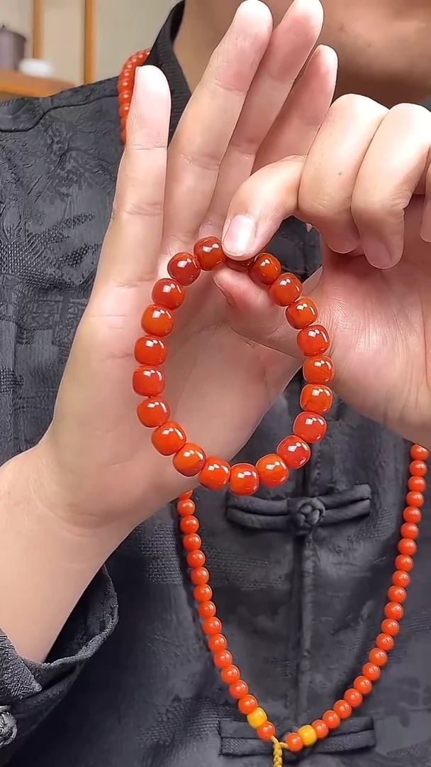 未镶嵌手串南红玛瑙老型牛血