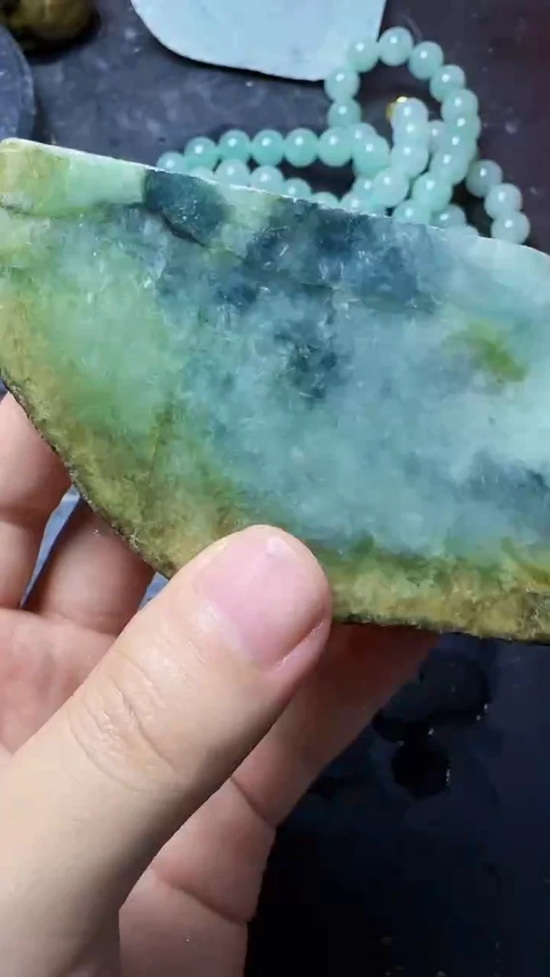 未镶嵌挂件翡翠007