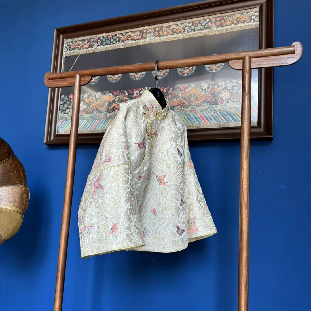 JIANJIE/鉴界霓裳锦衣｜鉴界｜收藏级云锦中式上衣中国风时尚白色