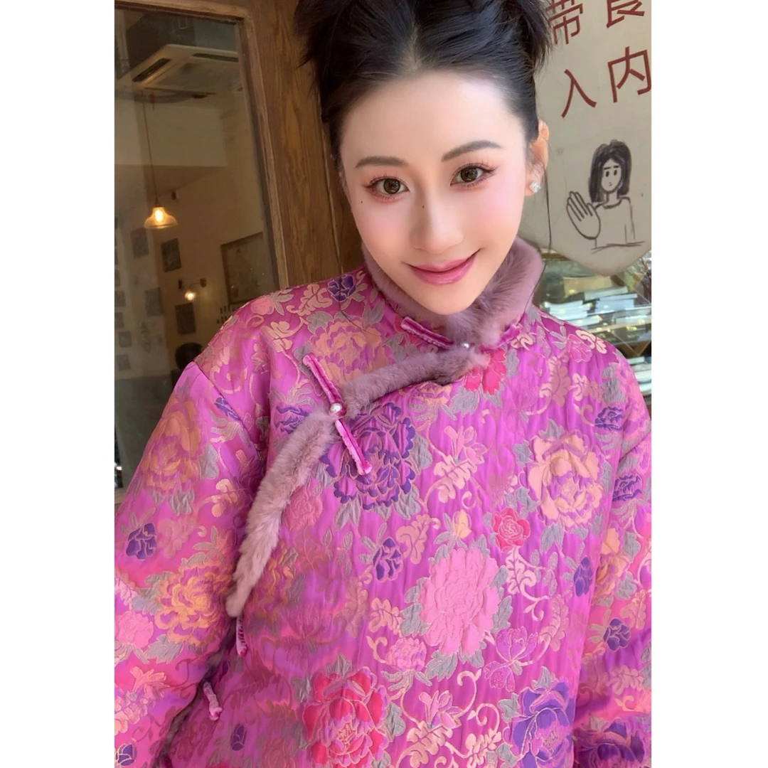 【囍番山·冬】紫金妆花·棉服