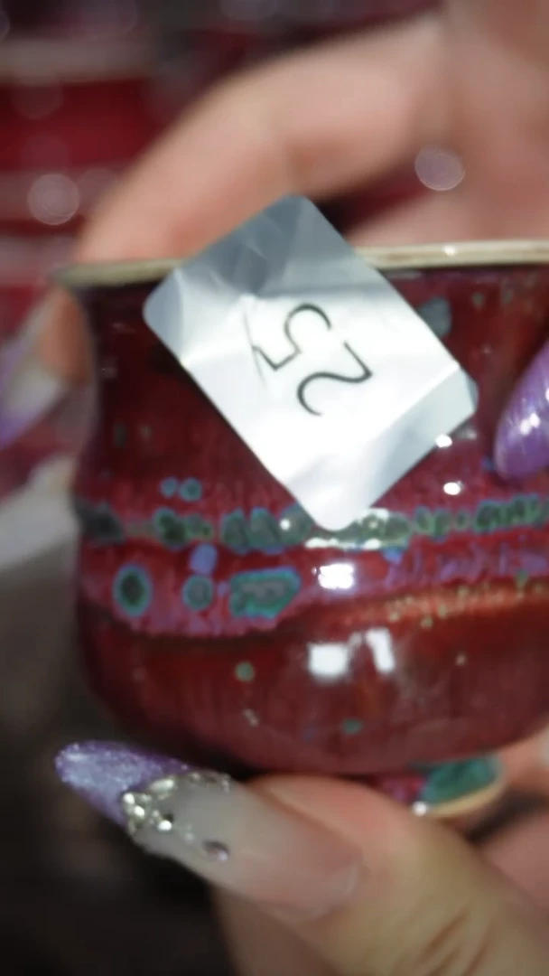 摆件陶精品窑变钧瓷茶器