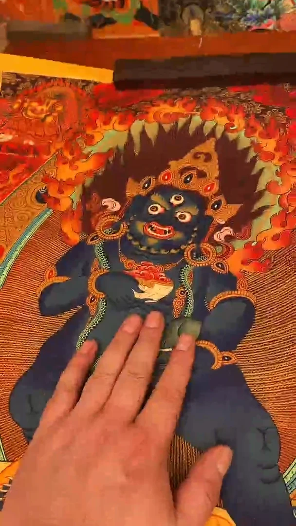 装裱画精美唐卡tk16174