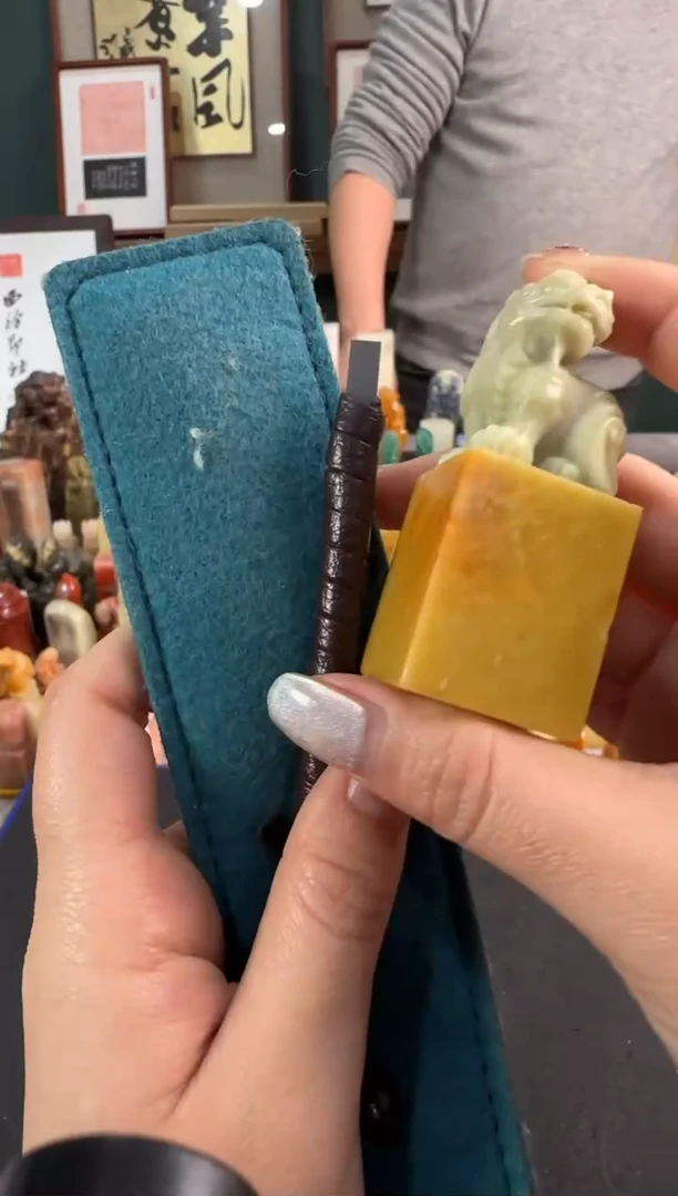 【闪购商品】昌化石印石5mm钨钢刀+菜花黄