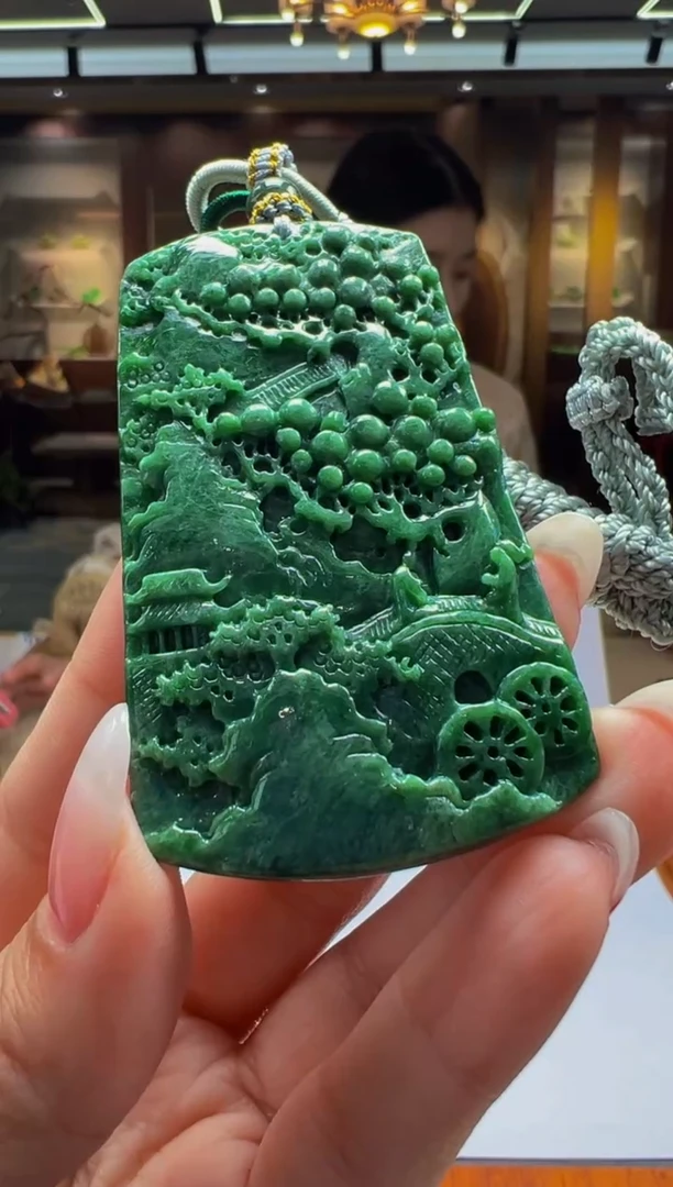 【闪购商品】定制翡翠未镶嵌Q2025-3-8-78