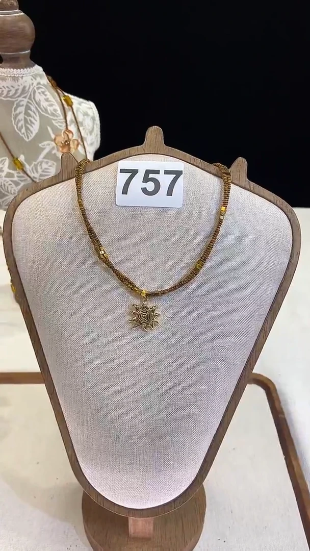 项链钛钢淡水珍珠757